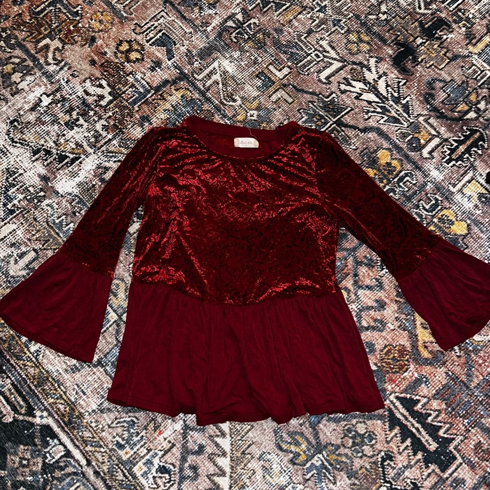 Altard State S Swing Blouse Damask Print